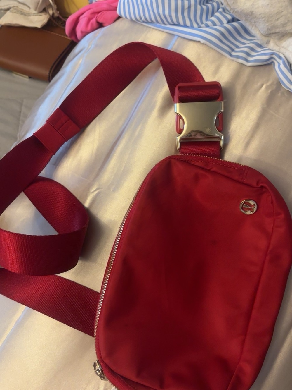 lululemon athletica Red Crossbody Sling Bag